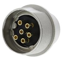 Lumberg DINプラグ 6極 オス パネルマウント SFV 60 1ロット(50個)（直送品）