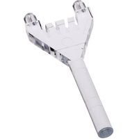 MENTOR GmbH クリア 丸型 レンズ， LED照明 アクリル透明棒 1294.1002 1ロット(100個)（直送品）