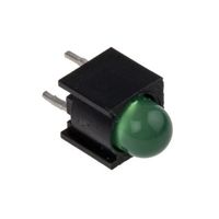 ダイアライトジャパン ダイアライト 基板用LED表示灯 緑 60 ° スルーホール実装 550-0204F 1ロット(100個)（直送品）