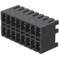 Weidmuller 基板接続用ピンヘッダ 10極 3.81mm 2列 SCD 3.81/10/90G 3.2SN BK BX ー 1973（直送品）