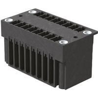 Weidmuller 基板接続用ピンヘッダ 16極 3.81mm 2列 SCD 3.81/16/180F 3.2SN BK BX ー 103（直送品）