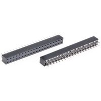 Harwin 基板接続用ソケット 40 極 2mm 2 列 スルーホール M22-7142042 1ロット(15個)（直送品）