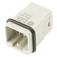 HARTING ヘビーデューティコネクタ Han Q シリーズ オス 8極 10A 400 V 09120073001 1ロット(10個)（直送品）