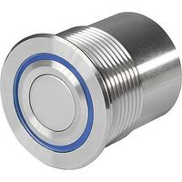 Schurter 押しボタンスイッチ， モーメンタリ， パネルマウント， 単極単投(SPST)， 1241.6454 1ロット(10個)（直送品）