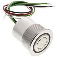 Schurter 押しボタンスイッチ， モーメンタリ， パネルマウント， 単極単投(SPST)， 1241.6403 1ロット(20個)（直送品）