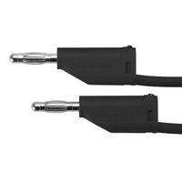 Schutzinger テストリード線 33 V ac， 70V dc， 黒， 2m MFK 15 / 1 200 SW 1個（直送品）