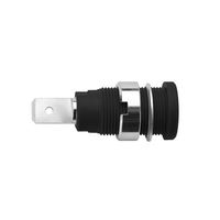 Schutzinger バナナソケット メス 黒 真鍮， SEB 6452 Ni / SW 2012 1個（直送品）