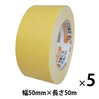 【ガムテープ】 カラークラフトテープ No.500WC 幅50mm×長さ50m 黄 積水化学工業 1セット（5巻入）