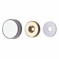 スリーナイン島野 真鍮 化粧飾押 Cr 25ミリ 9775 1セット(2個)（直送品）