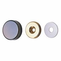 スリーナイン島野 真鍮 化粧飾押 黒Ni 16ミリ 9777 1セット(2個)（直送品）