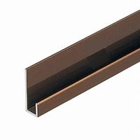 スリーナイン島野 アルミ 6ミリ片長チャンネル ブロンズ 8x1840 8325 1本（直送品）