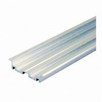 スリーナイン島野 アルミ Aー1型堀込直立下レール シルバー(C) 1820 1344 1本（直送品）