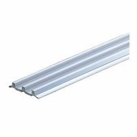 スリーナイン島野 アルミ 3線山型レール シルバー(C) 2438 1649 1本（直送品）