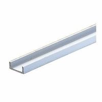 スリーナイン島野 アルミ 6ミリ単線下レール シルバー(C) 1820 1580 1セット(2本)（直送品）