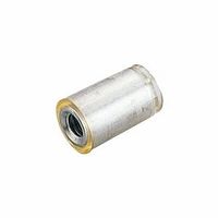 スリーナイン島野 アルミ ビニールカバー付両面ダボ 17号12x20xM6(50個入) 16270 1セット（直送品）