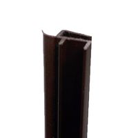 スリーナイン島野 ビニール 戸引手破損止 ダークブラウン 3x1820 5729 1セット(2本)（直送品）