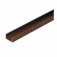 スリーナイン島野 アルミ 12ミリチャンネル ブロンズ 1820 5230 1セット(2本)（直送品）