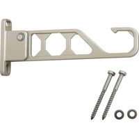 New Hikari (ニューヒカリ） ランドリーホルダーミニ 295 ステンカラー+取付用コーチスクリュー8×90 セット品 2セット（直送品）