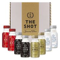 月桂冠 THE SHOT 180ml 1箱（8本：鮮やかジューシー・華やぐドライ・艶めくリッチ・さわやかホワイト×各2本）