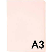アスクル カラーペーパー A3 ライトピンク 1冊（500枚入）  オリジナル（わけあり品）