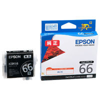 エプソン（EPSON） 純正インク ICBK66 ブラック IC66シリーズ 1個（わけあり品）
