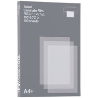 アスクル ラミネートフィルム A4+ 1箱（100枚入）  オリジナル（わけあり品）