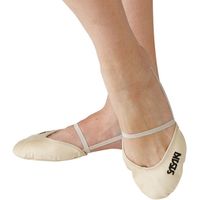 ササキスポーツ レディース 新体操用具 R.G.ハーフシューズ ベージュ(BE) L 144SP ベージュ 1セット(2足)