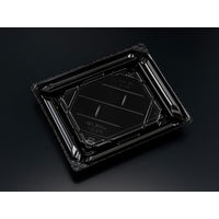 バイオPET 美枠寿司 2-3B 黒　800枚(50×16) FAPR240　リスパック（直送品）
