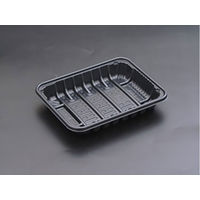 PSトレー100T 黒　3000枚(100×30) FPPS152　リスパック（直送品）