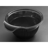 クリーンフォーユー BOWL本体(M) 黒　600枚(50×12) PACP113　リスパック（直送品）