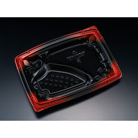 バイオデリカ 枠膳 10-4B K-シンシャ赤　600枚(50×12) RHBW283　リスパック（直送品）