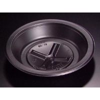 ハイクッカーHDディッシュ200-1B 黒　800枚(100×8) RHHD625　リスパック（直送品）