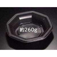 HD八角丼190B 黒　800枚(100×8) RHHD910　リスパック（直送品）