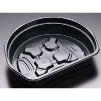 かさね扇B 黒　600枚(50×12) RHHJ491　リスパック（直送品）