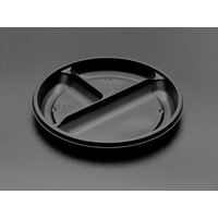 饗膳 丸20 中皿2 黒　600枚(50×12) RHHK781　リスパック（直送品）