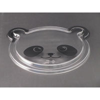 パンダ フタ 印刷付き　600枚(50×12) RLBE711　リスパック（直送品）