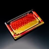 バイオ板長 2-4B きえん赤　600枚(50×12) RRBC272　リスパック（直送品）