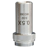 中央精機 対物レンズ 0.5× OB-05 1台（直送品）