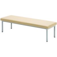 【軒先渡し】リーフジャパン ニューベーシックベンチ 幅1500mm アイボリー 1台（直送品）