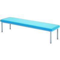 【軒先渡し】リーフジャパン ニューベーシックベンチ 幅1800mm ライトブルー 1台（直送品）