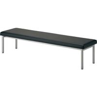 【軒先渡し】リーフジャパン ニューベーシックベンチ 幅1800mm ブラック 1台（直送品）