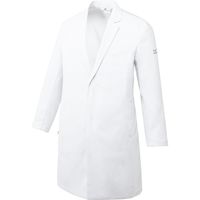 チトセ ドクターコート 長袖 男性用 ホワイト Ｌ MZ-0308 1枚（取寄品）