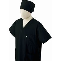 チトセ 手術帽 ブラック フリー MZ-0310 1枚（取寄品）