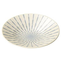 陶雅 大皿 白影8寸浅皿 [3個入] tga-0518-022（直送品）