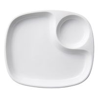 陶雅 ランチプレート 2つ仕切27cmランチプレート(軽量強化) [2個入] tga-1818-110（直送品）