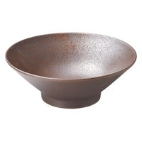 陶雅 丼 赤茶備前 7.5高台丼 [3個入] tga-1818-222（直送品）