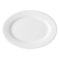 陶雅 楕円皿 シルキー 8吋プラター [5個入] tga-2318-125（直送品）