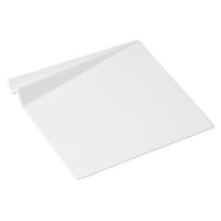 陶雅 角皿 スクエア平面鏡 24cm折り目プレート [1個入] tga-2417-133（直送品）