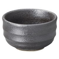 陶雅 多用碗 黒油滴削り多用碗 [4個入] tga-2618-036（直送品）