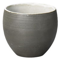 陶雅 ロックカップ 炭化土丸カップ(白) [4個入] tga-2718-041（直送品）